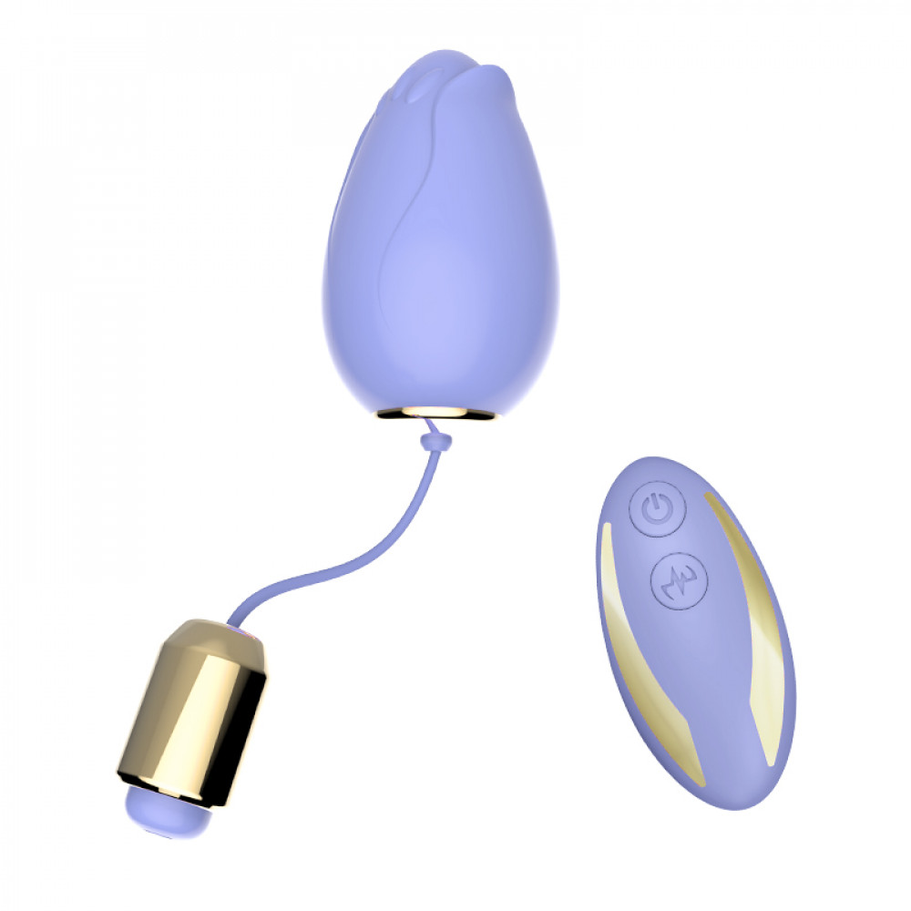 Різне - Віброяйце з дистанційним керуванням Boys of Toys - Mandala Light Purple, BS5200002-1 2