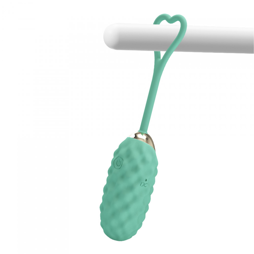 Вагинальные шарики и тренажеры - Виброяйцо с дистанционным управлением PRETTY LOVE Vivian зеленое 4