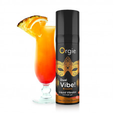 Жидкий вибратор со вкусом коктейля СЕКС НА ПЛЯЖЕ Orgie DUAL VIBE!, 15 мл