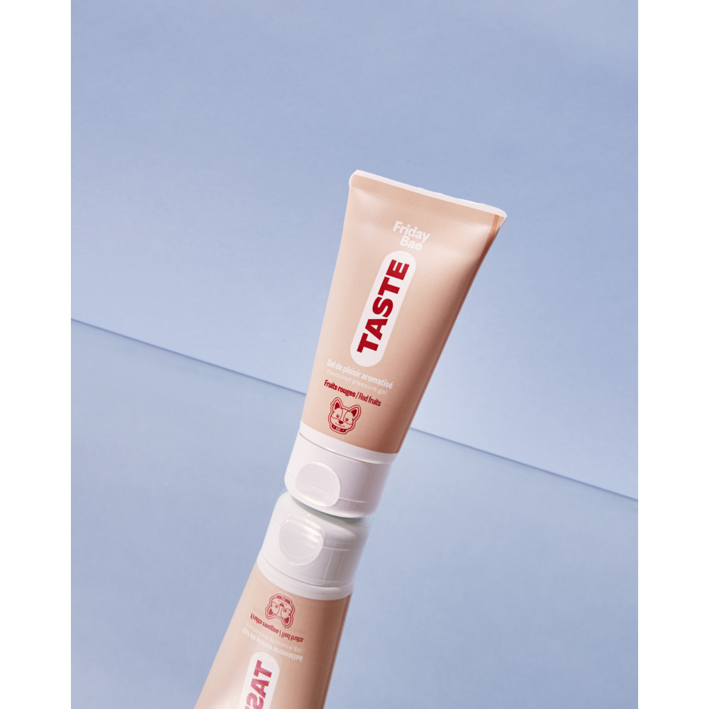 Оральные смазки - Съедобный лубрикант вкус: красные фрукты TASTE, 50 мл Friday Bae (Франция) 3