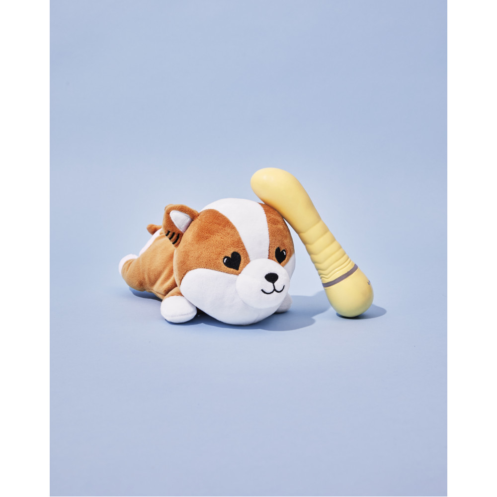 Різне - Вібратор для точки G TOYS + кейс-песик шіба-іну Friday Bae (Франція) 2