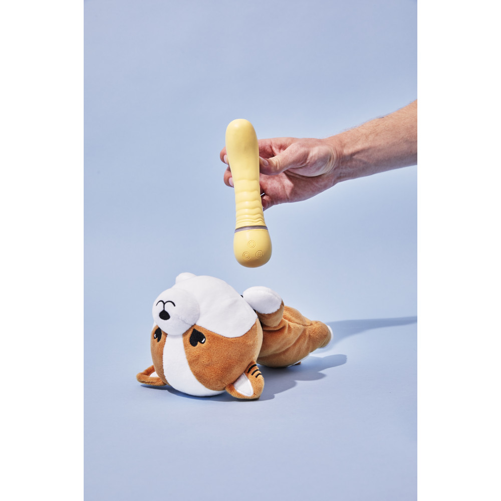 Різне - Вібратор для точки G TOYS + кейс-песик шіба-іну Friday Bae (Франція) 3