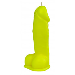 Свеча LOVE FLAME - Dildo L Yellow Fluor, CPS01-YELLOW