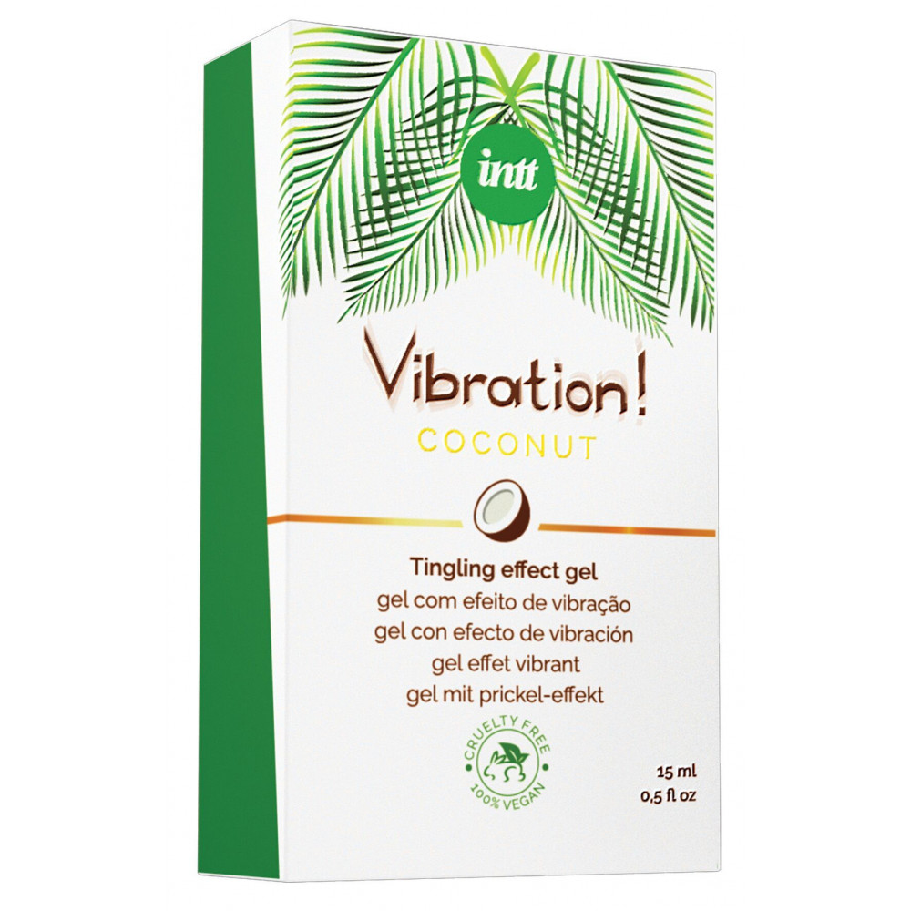 Лубриканты - Жидкий вибратор Intt Vibration Coconut Vegan (15 мл) (без упаковки!!!) 2