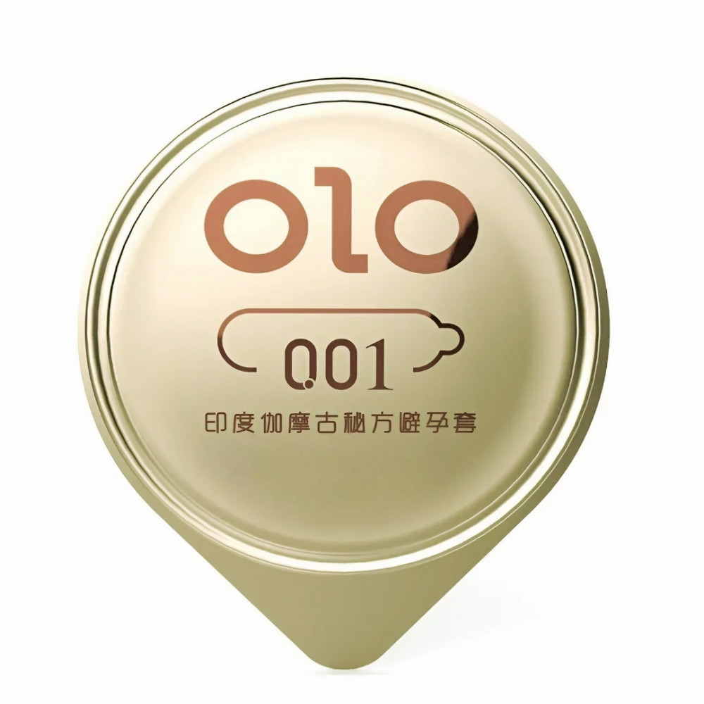  - Ультратонкі ароматизовані презервативи з анестетиком та термоефектом OLO - KAMA Delay Oil, 1 шт