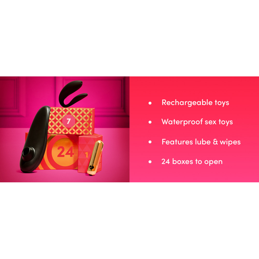 Секс боксы - Адвент-календарь для пар Lovehoney X Womanizer X We-Vibe Couple’s Advent Calendar 2025, 24 предмета 11