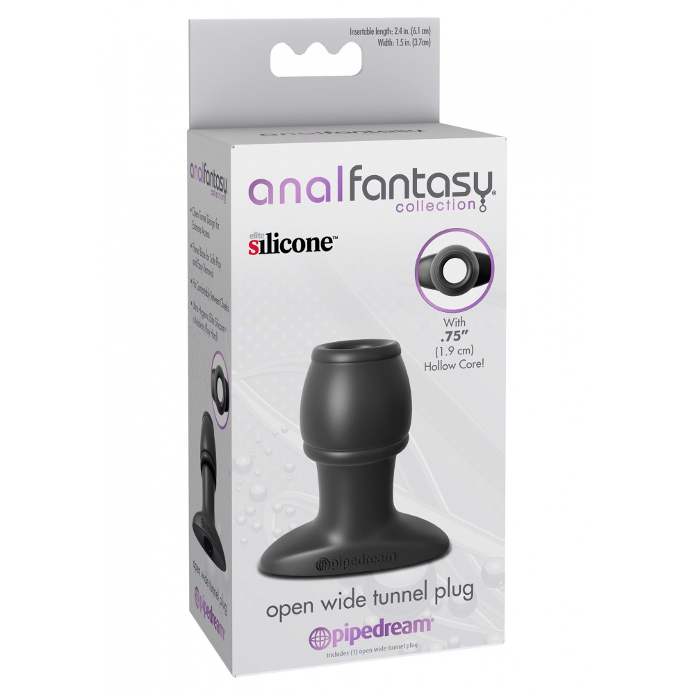 Анальні іграшки без вібрації - Анальна пробка тунель PipeDream Anal Fantasy силікон, L