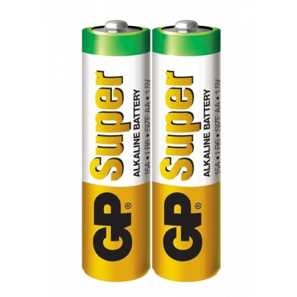 Різне - Батарейка лужна GP Super Alkaline LR6 AA (2 шт)