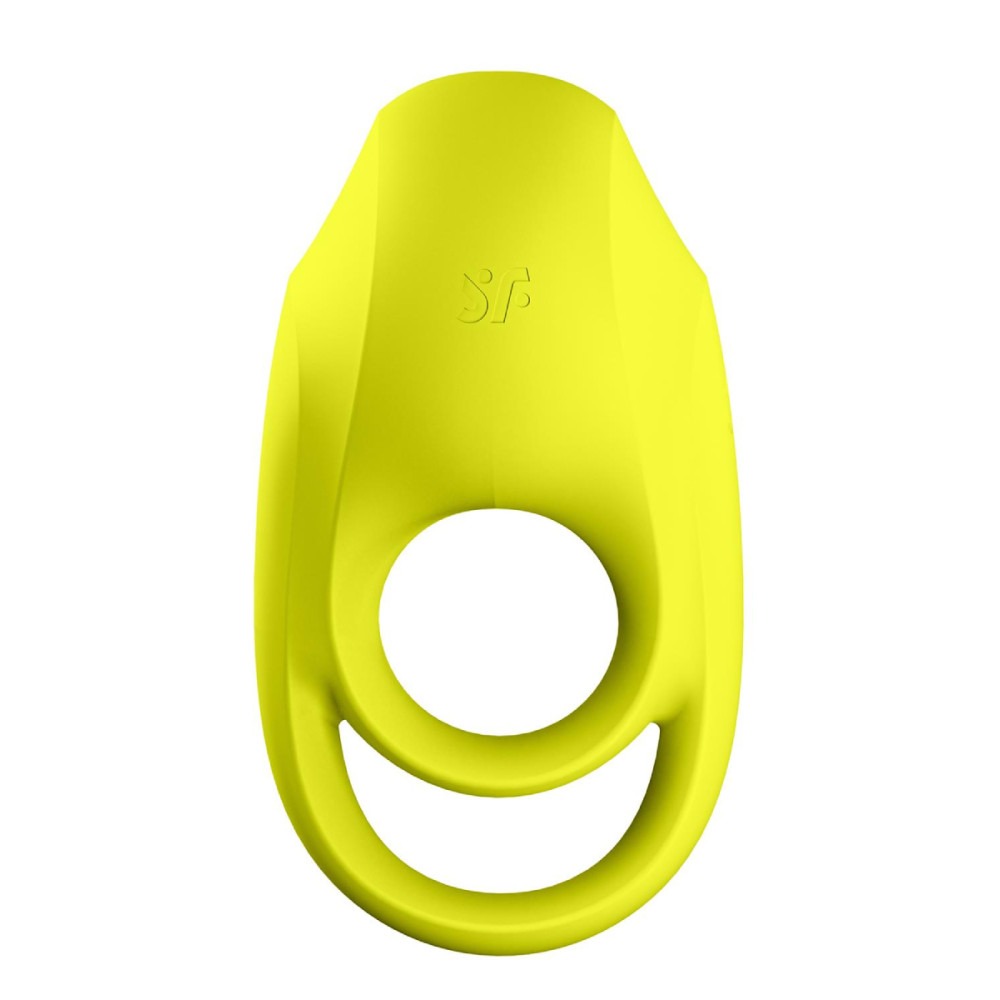Разное - Эрекционное кольцо с вибрацией Satisfyer Spectacular Duo желтое 1