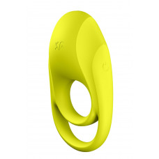 Эрекционное кольцо с вибрацией Satisfyer Spectacular Duo желтое