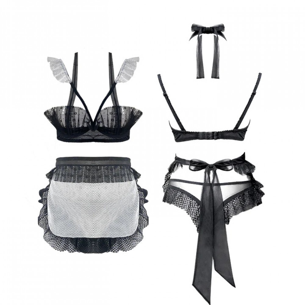 Різне - Костюм покоївки для рольової гри UPKO Role Play Costume Collection Maid, S 1