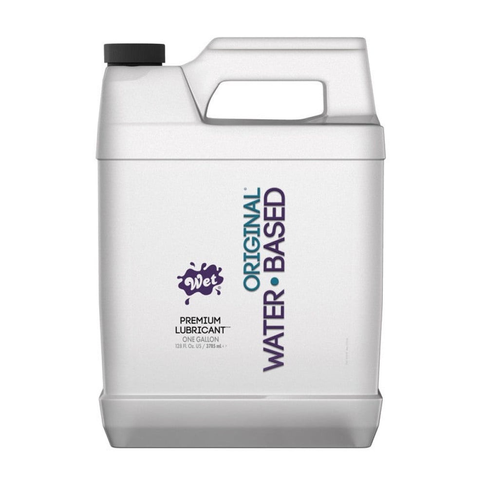 Разное - Лубрикант универсальный WET Original One Gallon на водной основе, 3785 мл (с дозатором)