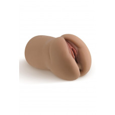 Мастурбатор вагина и анус NS Novelties Barely Legal Willow бежевый, 18.8 см
