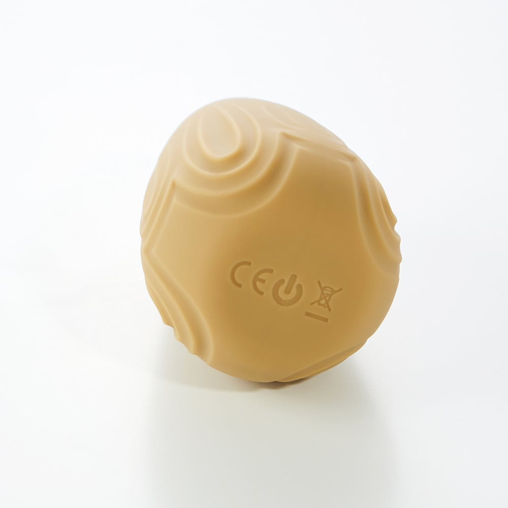 Різне - Міні-вібратор для клітора з фігурним візерунком Sweet Em Velvet Lure,10 режимів вібрації, жовтий 4