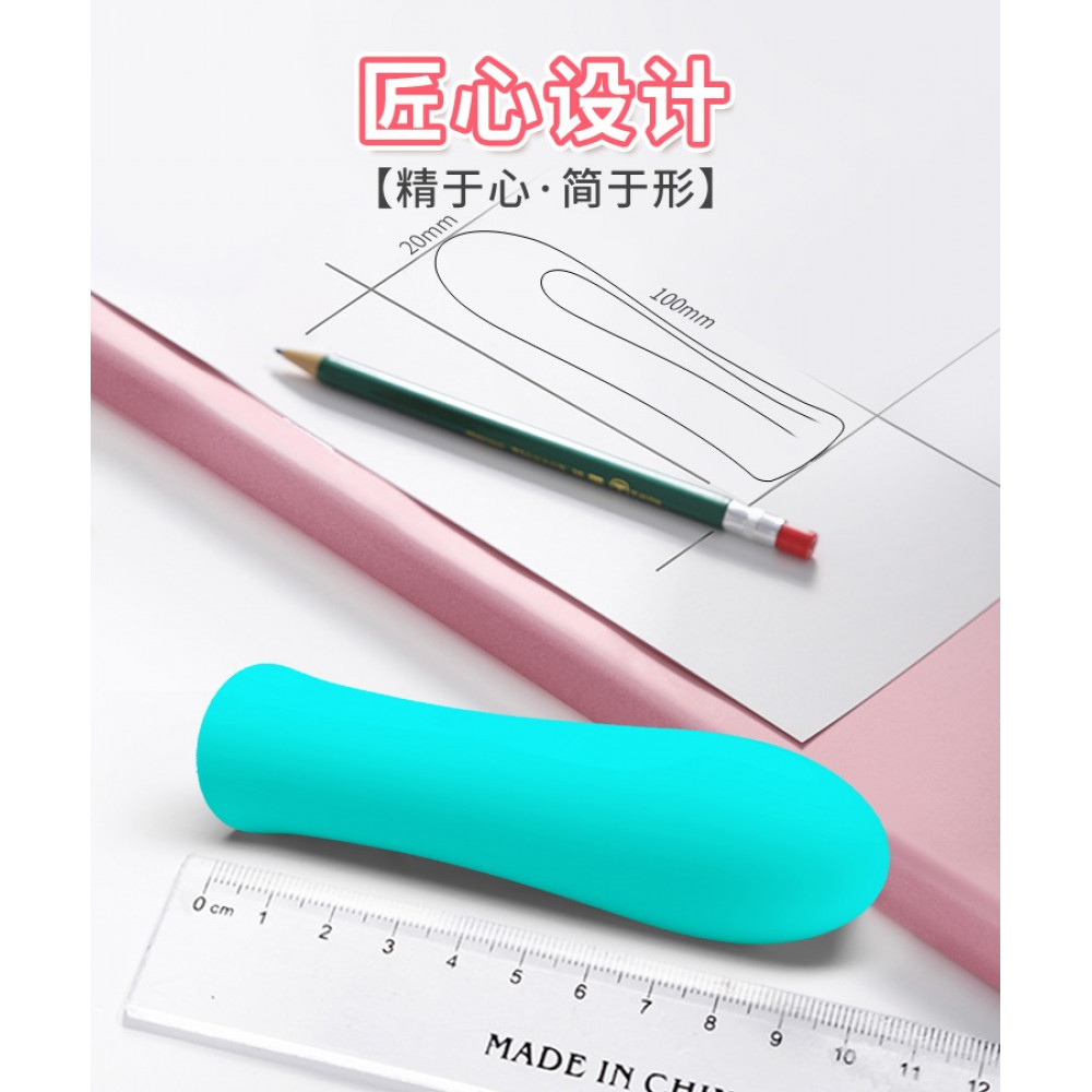 Классический вибратор - Мини-вибратор PRETTY LOVE Alfreda 12 режимов, зеленый, 10.2 х 2.6 см 3