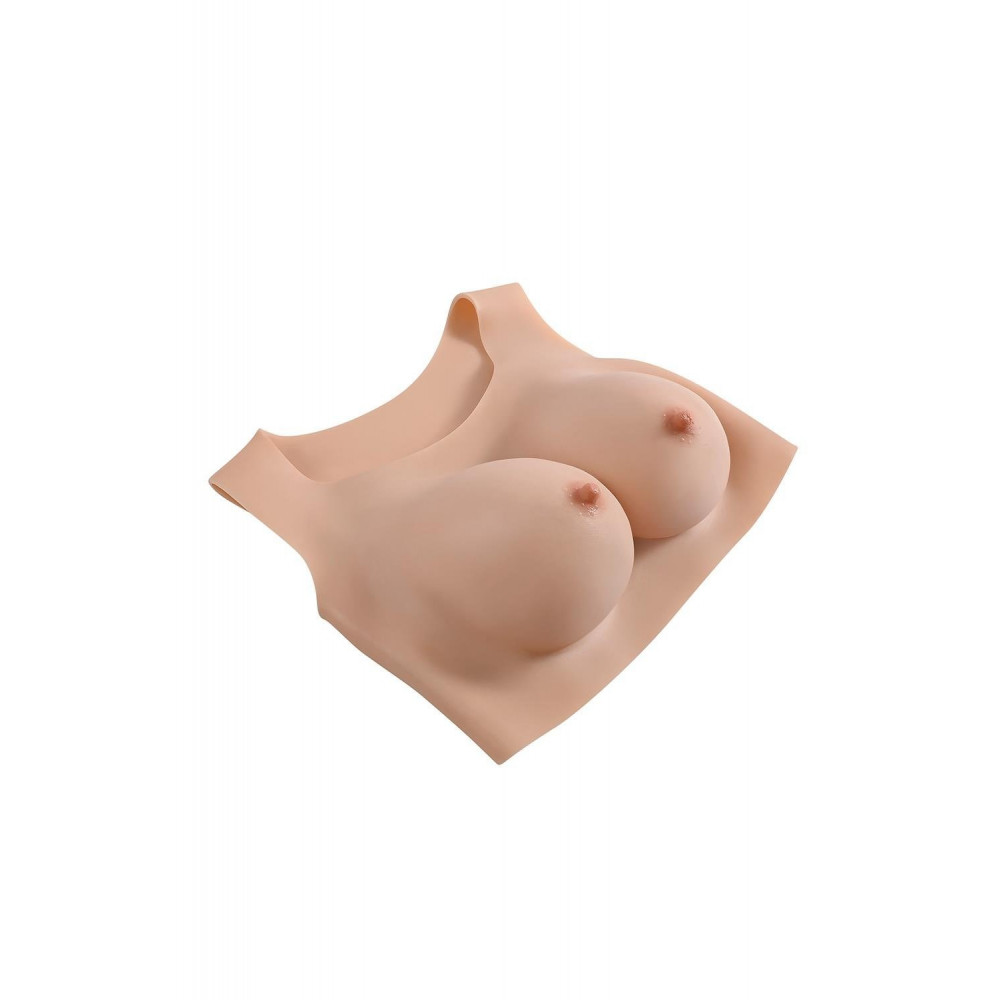 Різне - Накладні груди Gender X бежеві, 30 см 3