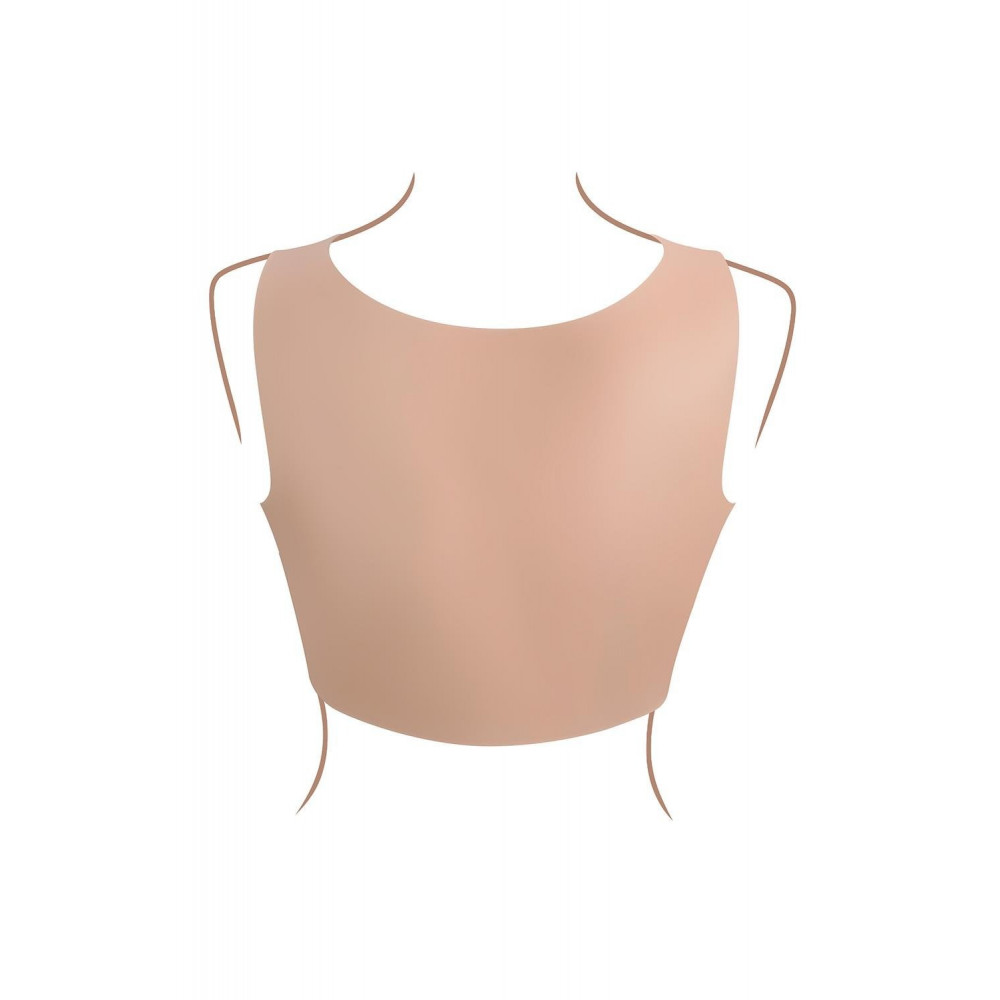 Різне - Накладні груди Gender X бежеві, 30 см 4