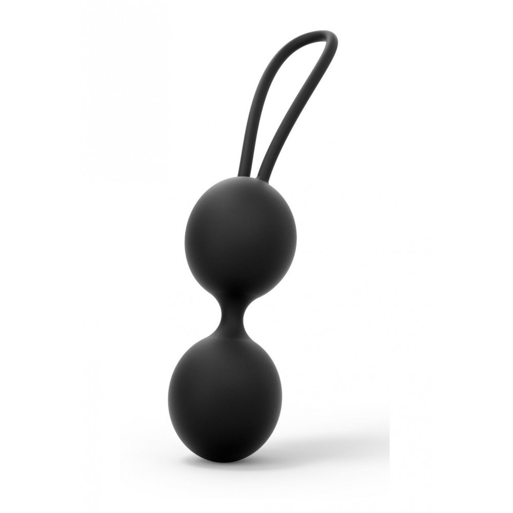 Вагинальные шарики - Вагинальные шарики Dorcel Dual Balls Black, диаметр 3,6см, вес 55гр
