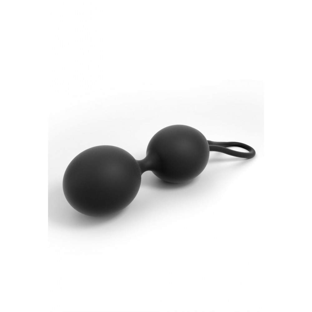 Вагинальные шарики - Вагинальные шарики Dorcel Dual Balls Black, диаметр 3,6см, вес 55гр 2