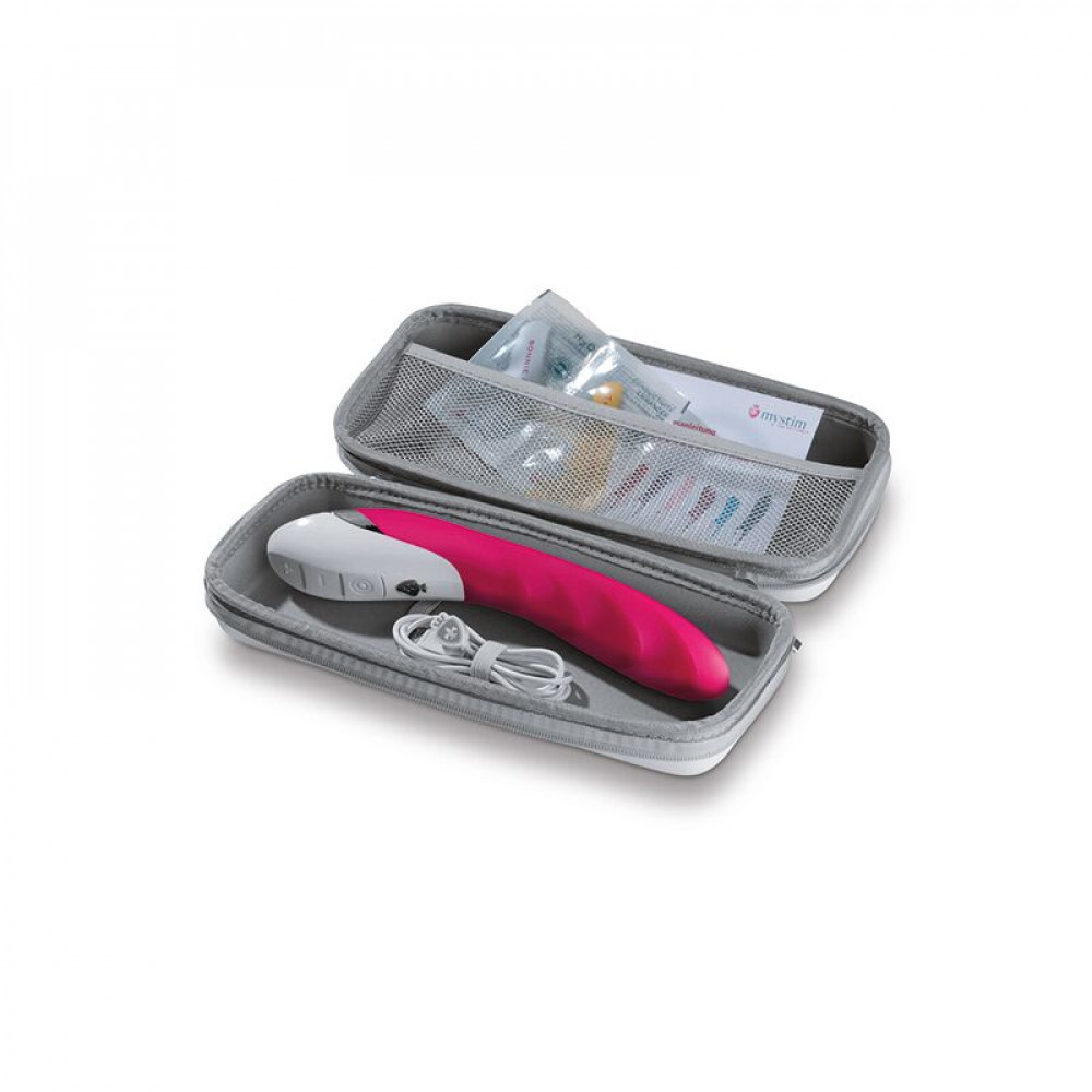 Классический вибратор - Мощный вибратор Mystim Sassy Simon Pink с двумя моторами и стимулирующим рельефом 10