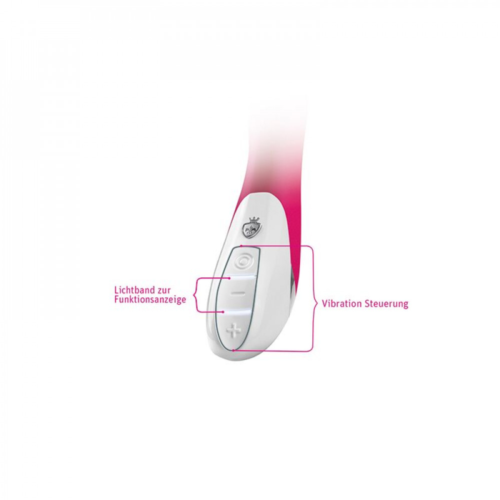 Классический вибратор - Мощный вибратор Mystim Sassy Simon Pink с двумя моторами и стимулирующим рельефом 3