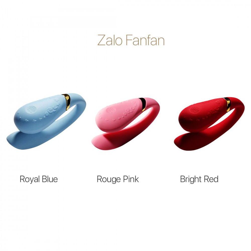 Вибраторы для пар - Смартвибратор для пар Zalo — Fanfan Royal Blue 2