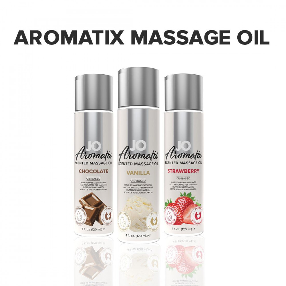 Массажные масла - Натуральное массажное масло System JO Aromatix — Massage Oil — Vanilla 120 мл 1