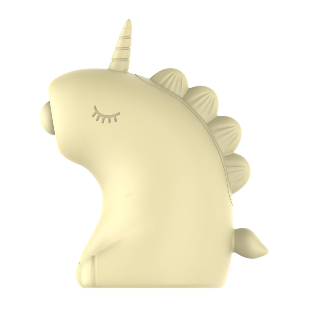 Різне - Стимулятор клітора з пульсацією UNIVIBE Єдиноріг, 5 режимів, жовтий 3