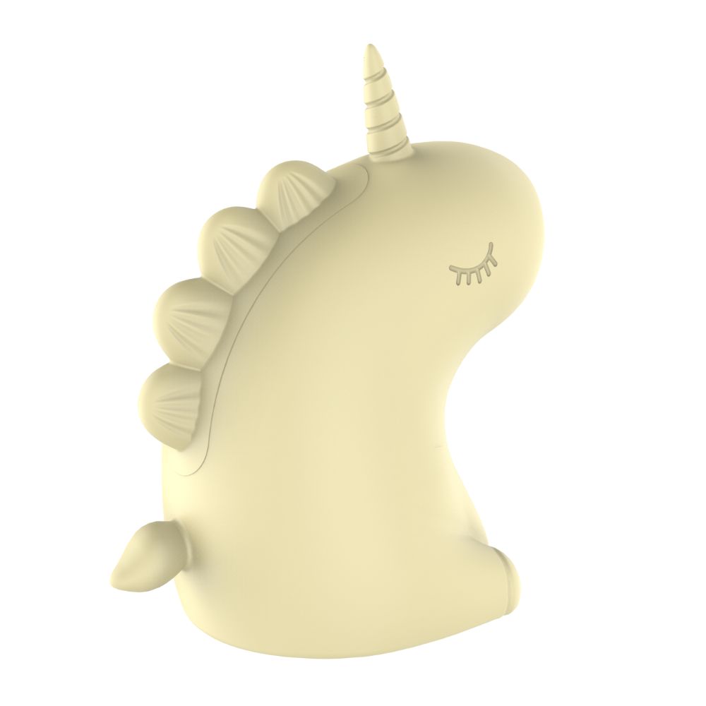 Різне - Стимулятор клітора з пульсацією UNIVIBE Єдиноріг, 5 режимів, жовтий 6