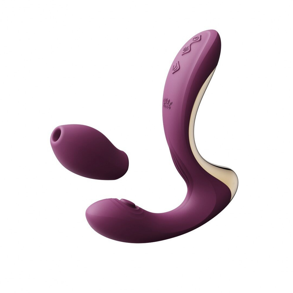 Стимулятор точки G - Вибратор Zalo – Talis G-Spot PulseWave Vibrator Velvet Purple