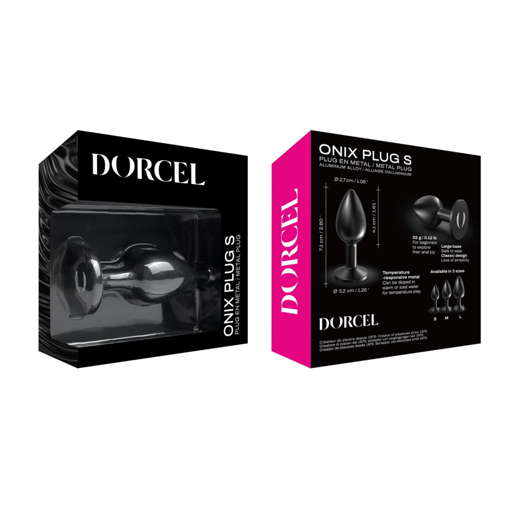 Анальная пробка - Анальная пробка Dorcel ONIX PLUG S 4