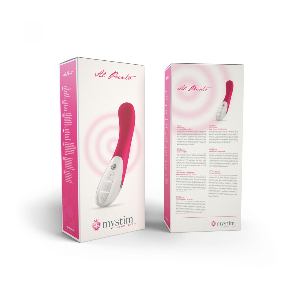 Классический вибратор - Вибратор Mystim Al Punto Pink 11