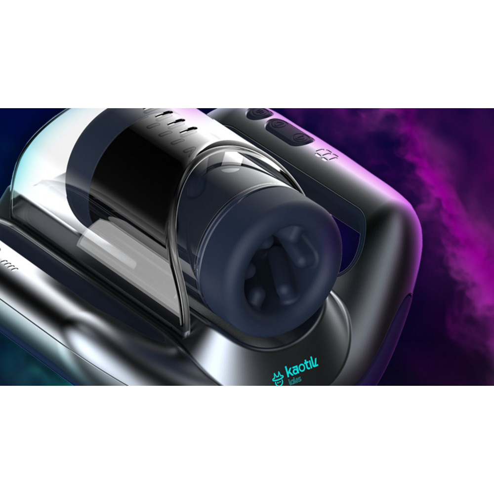 Мастурбаторы с вибрацией - Смарт-мастурбатор Kaotik Labs The Jetpack, режим edging, очень мощный, имитация фрикций 12