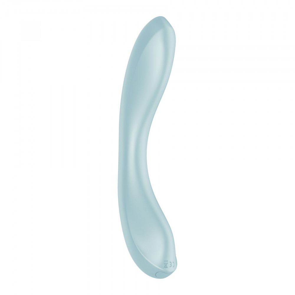 Стимулятор точки G - Вибратор Satisfyer G-Spot Wave 2 Ice Blue, имитирует прикосновение пальца 1