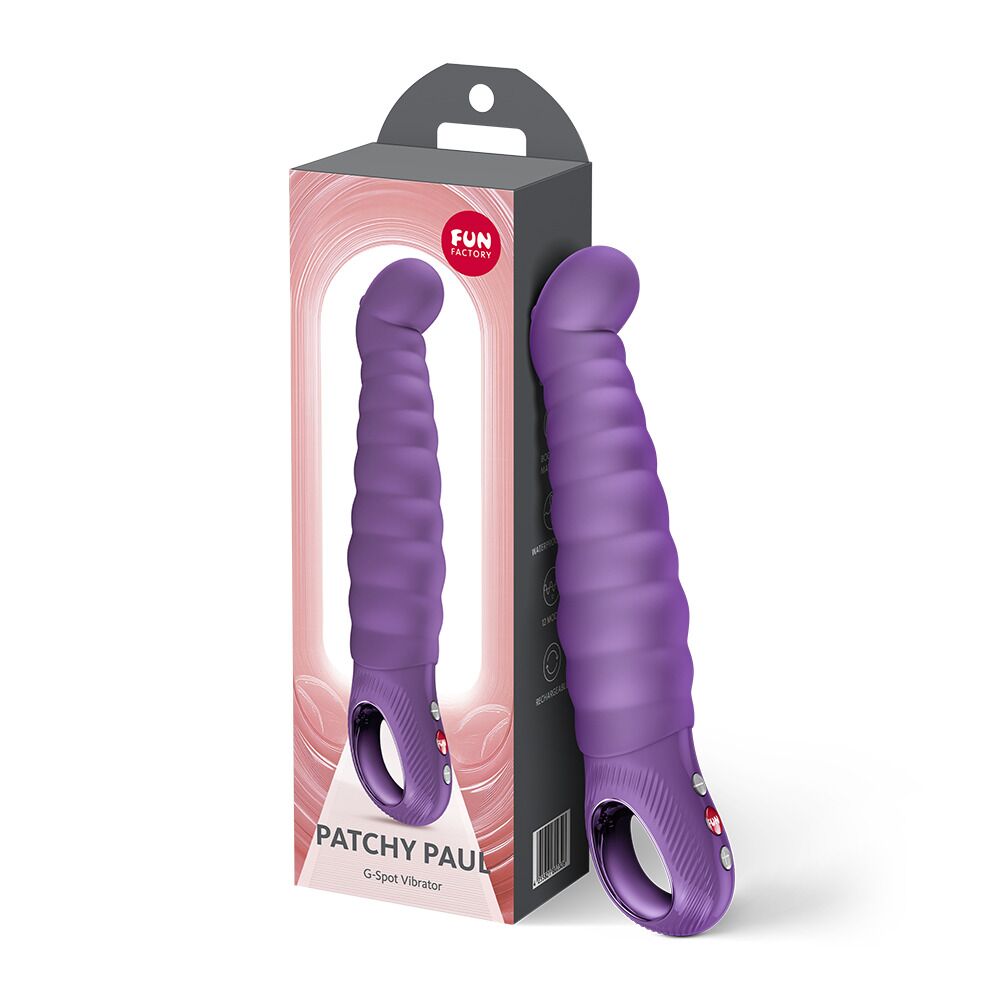 Классический вибратор - Вибратор точки G Fun Factory PATCHY PAUL Dark Violet, гибкий, 12 режимов 3