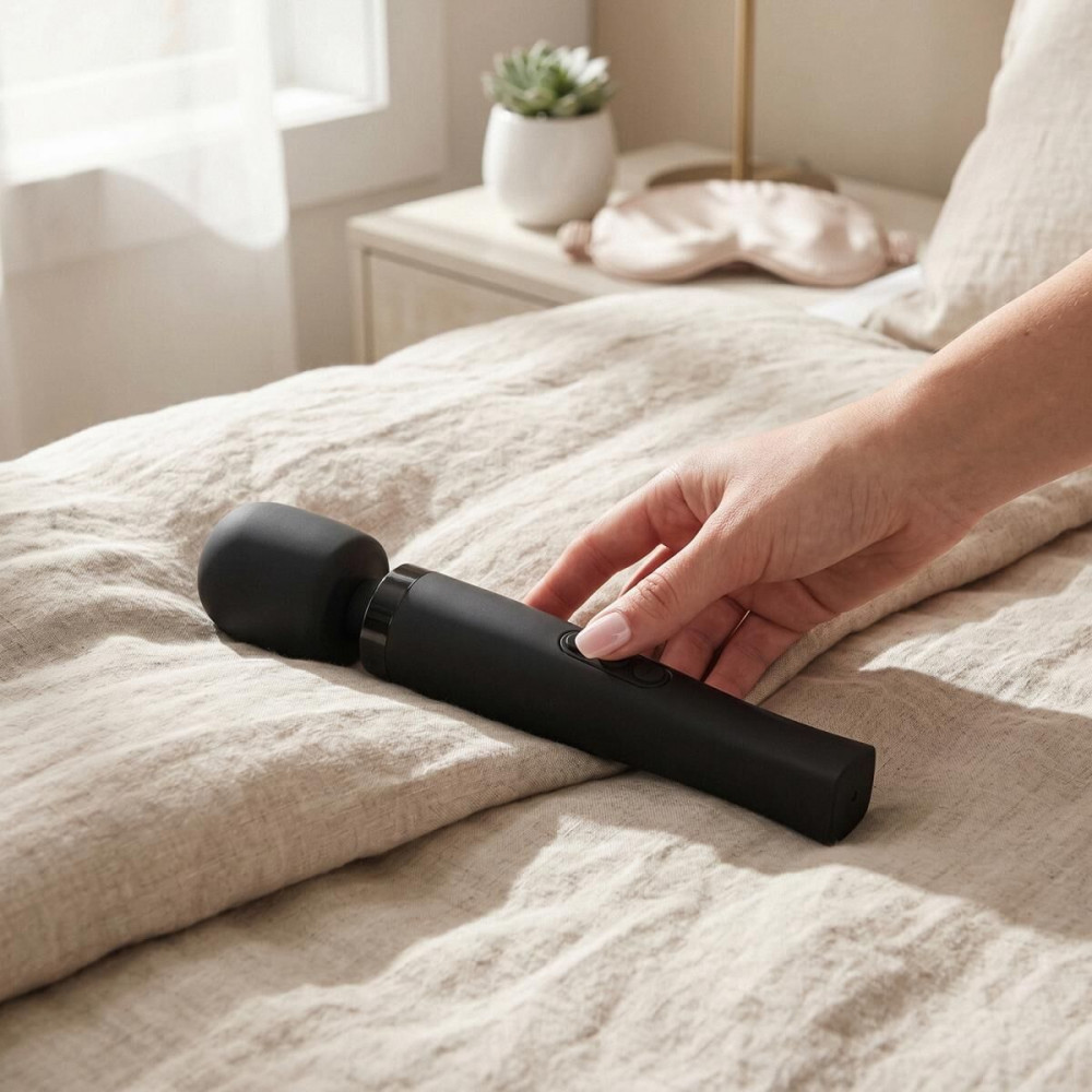 Для LGBTQ+ - Вібромасажер MyMagicWand - Wand Massger Medium Black 9