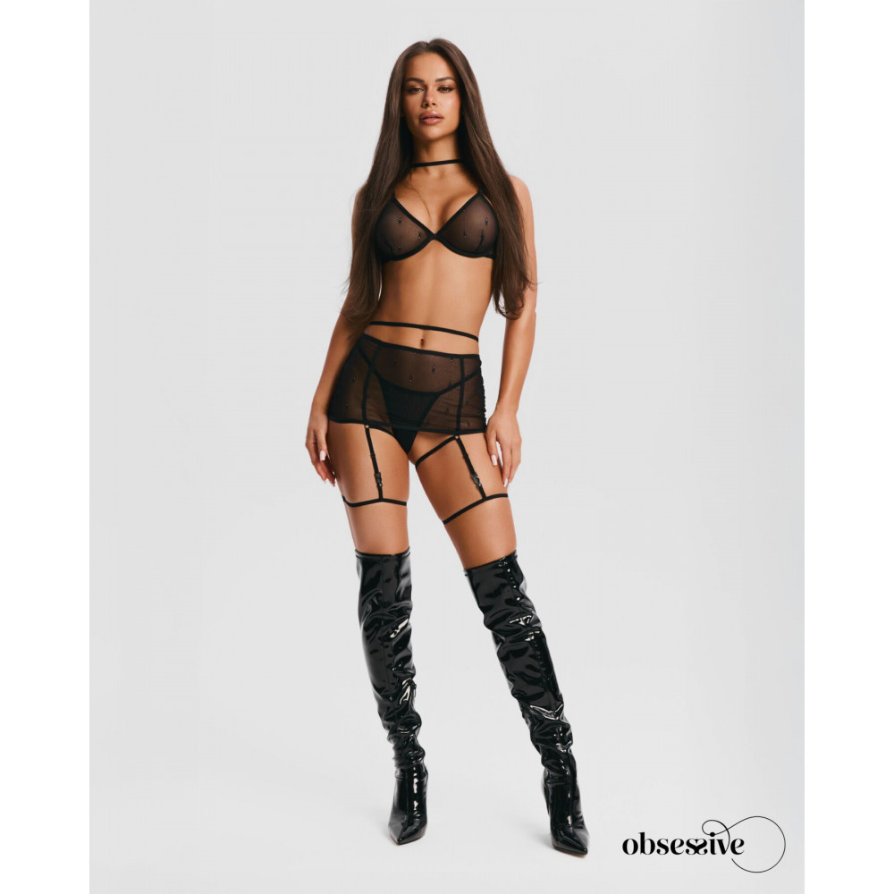 Еротичні комплекти - Комплект Obsessive Anniverse Special 4-pcs set 2XL/3XL 2