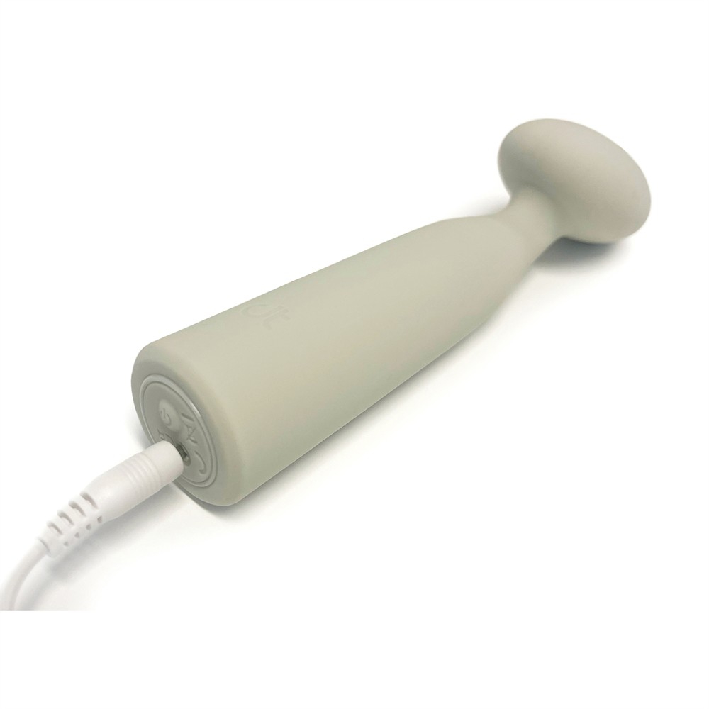  - Точечный вибратор в форме мини-микрофона NUDE LUNA, серый, 16,2 см 13