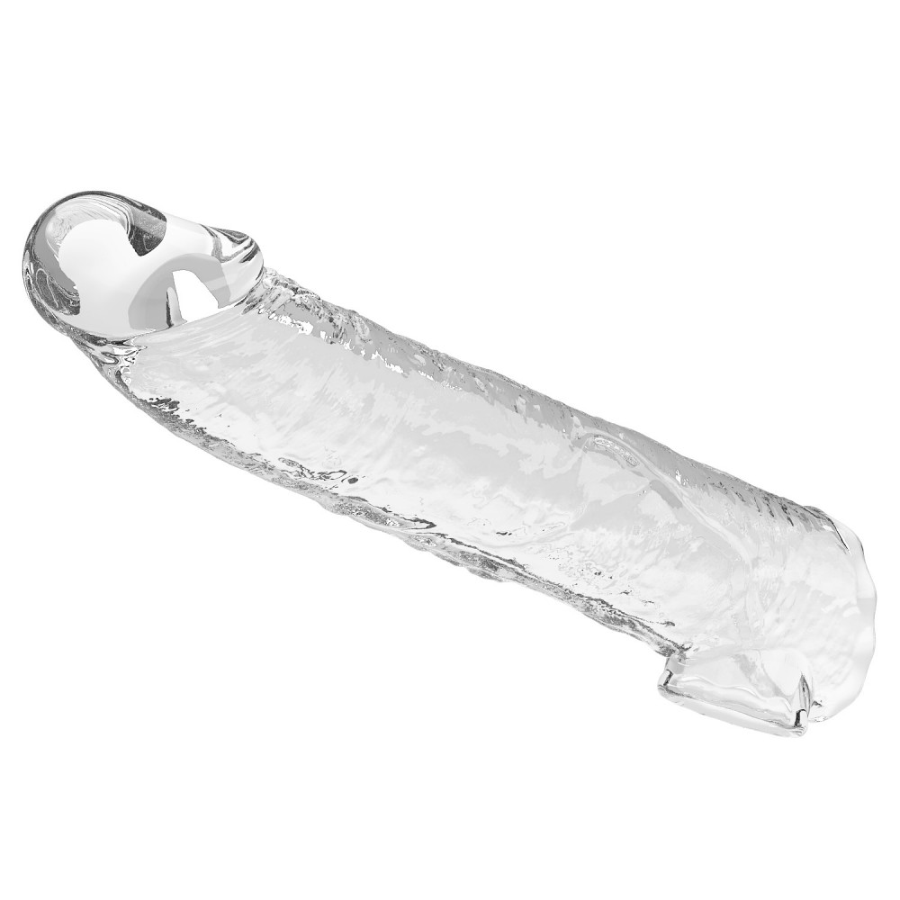  - Подовжуюча насадка Pretty Love - Silas Penis Sleeve Clear, BI-026279M 4