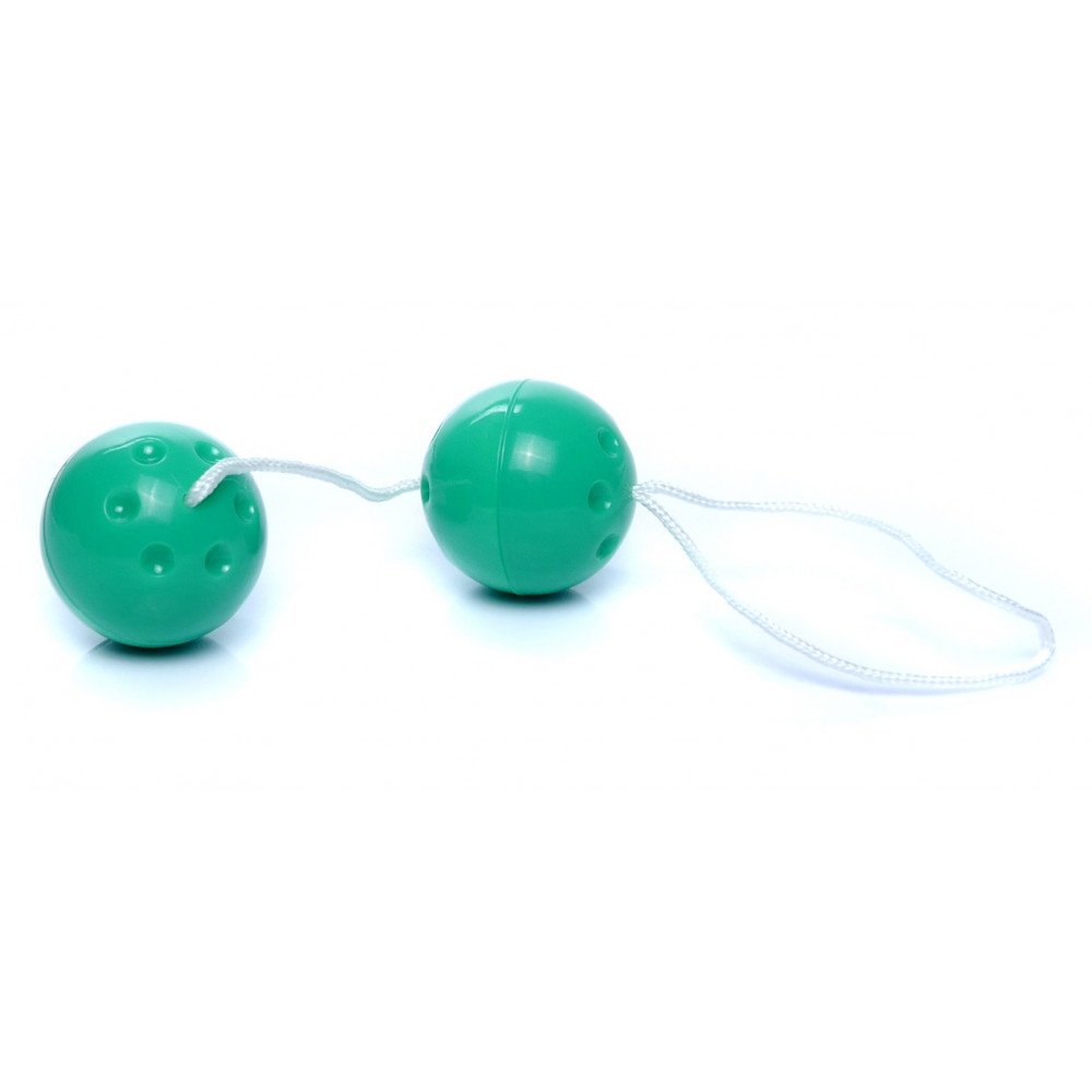Вагинальные шарики - Вагинальные шарики Duo balls Green, BS6700025 4