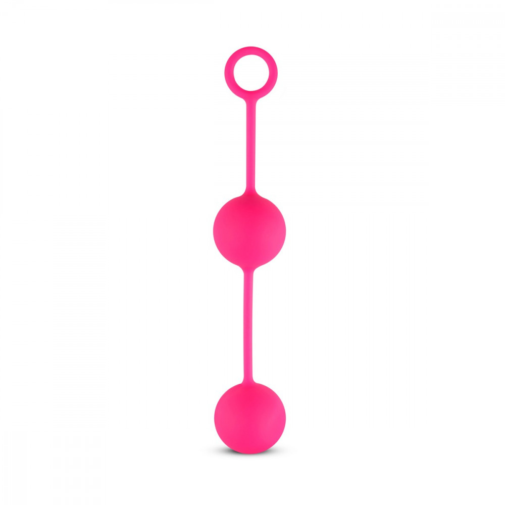 Секс игрушки - Вагинальные шарики со смещенным центром тяжести Love Balls With Counterweight - Pink