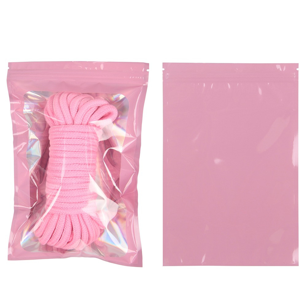 Наручники и ограничения - Верёвка для бондажа Star Night розовая, One Size 5