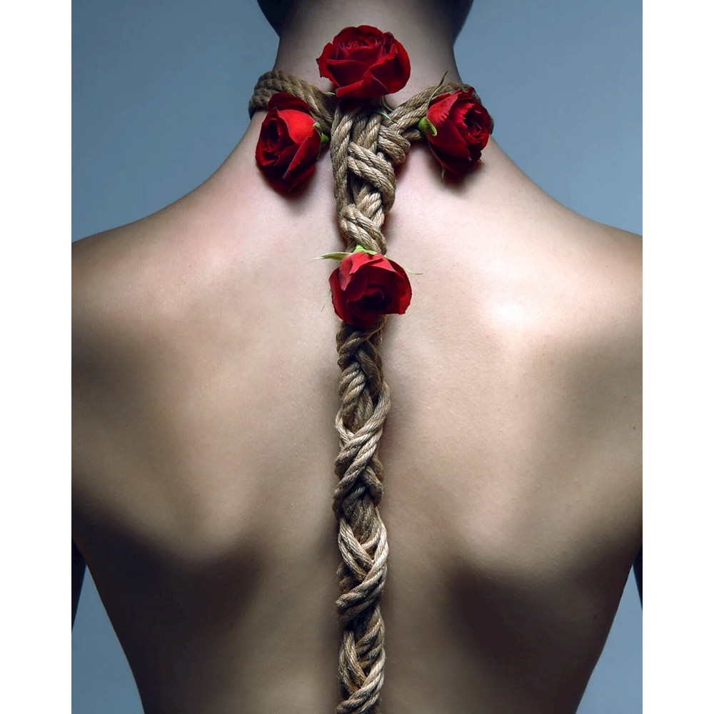 Наручники и ограничения - Верёвка для бондажа Star Night розовая, One Size 1