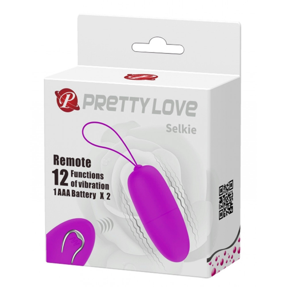 Вибратор - Виброяйцо с пультом ду Pretty Love - SELKIE, BI-014865W 1