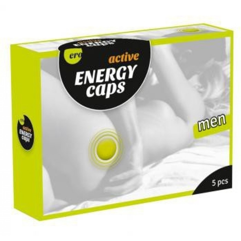 Лубриканты - Возбуждающие капсулы для мужчин ERO Energy Caps, 5 шт в упаковке