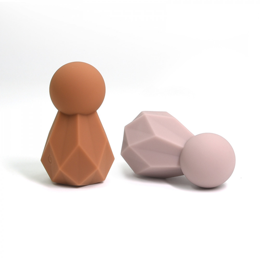 Вибропули и мини-вибраторы - Вибратор-кристалл Sweet Em для клитора, 10 режимов, нежно-фиолетовый 2