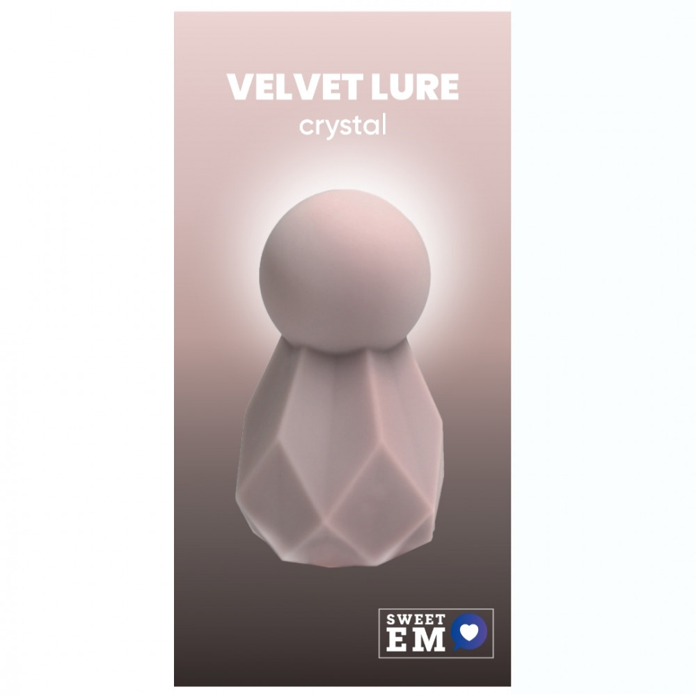 Вибропули и мини-вибраторы - Вибратор-кристалл Sweet Em для клитора, 10 режимов, нежно-фиолетовый