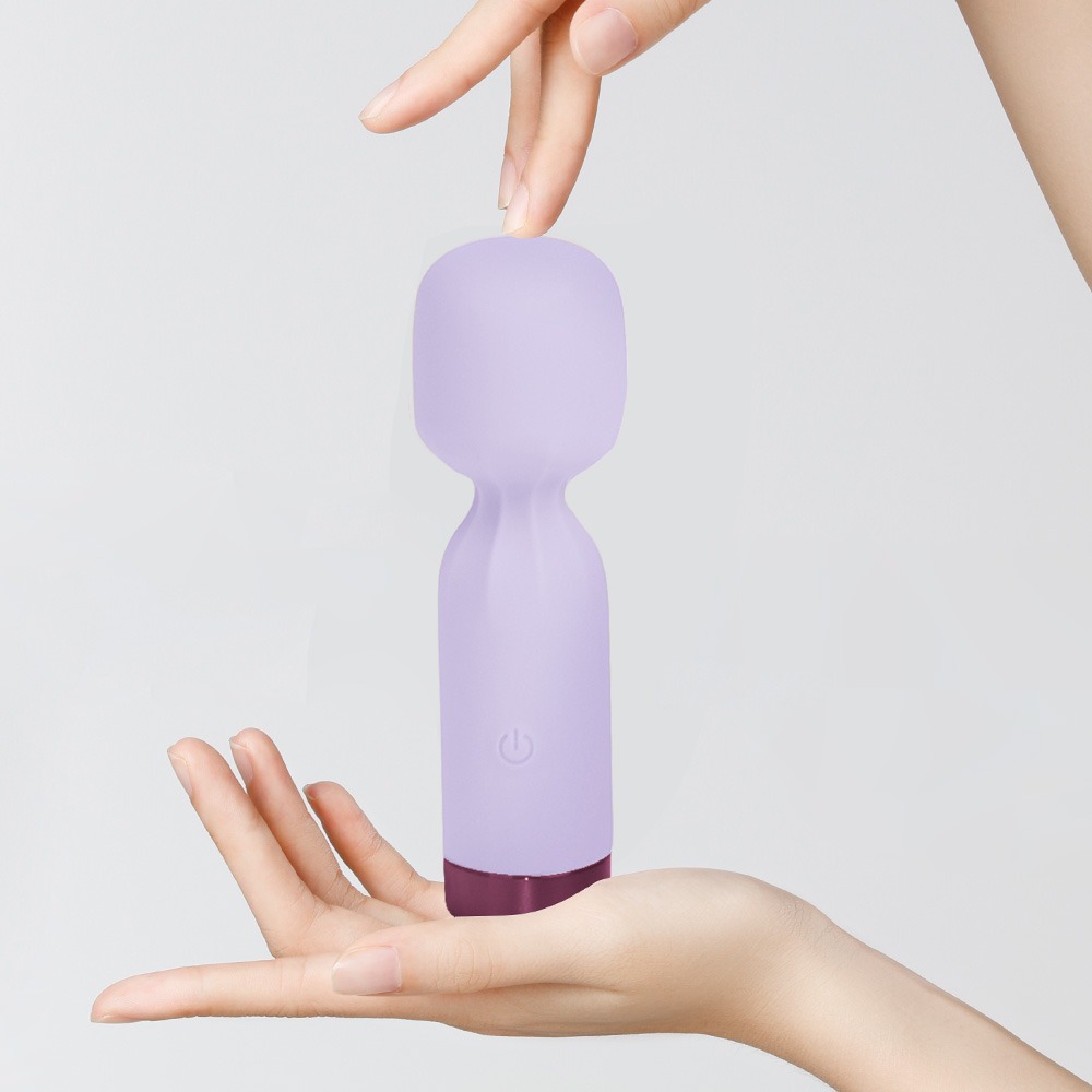 Для LGBTQ+ - Вібратор-мікрофон Sweet Em, 10 віброрежимів, фіолетовий, 12.5 х 3.8 см 1