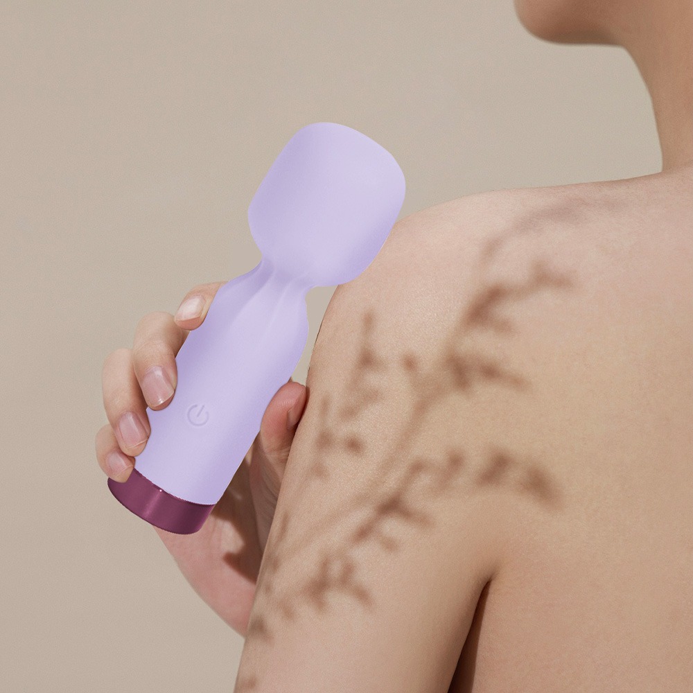 Для LGBTQ+ - Вібратор-мікрофон Sweet Em, 10 віброрежимів, фіолетовий, 12.5 х 3.8 см 2