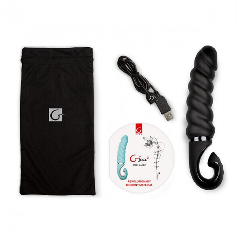 Різне - Вібратор рельєфний Gjack2 чорний 2